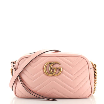 Gucci GG Marmont Shoulder Bag Matelasse Leather Small