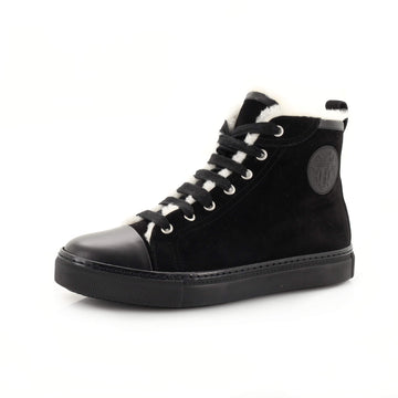 Hermes Women's Jimmy Sneakers Shearling and Suede