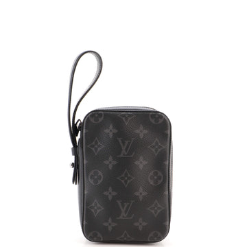 Louis Vuitton Box Clutch Monogram Eclipse Canvas
