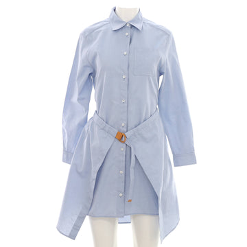 Louis Vuitton Women's Trompe L'oeil Tailored Shirt Dress Cotton