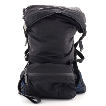 Bottega Veneta Fold Over Backpack Nylon