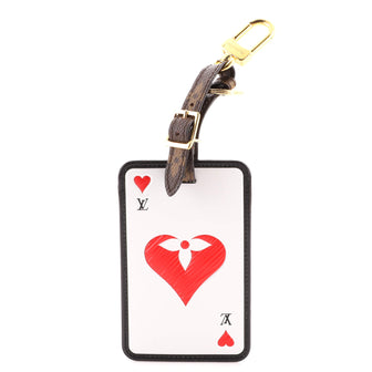 Louis Vuitton Game On LV Card Luggage Tag Monogram Canvas and Epi Leather