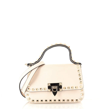 Valentino Garavani Rockstud Top Handle Convertible Belt Bag Leather Small