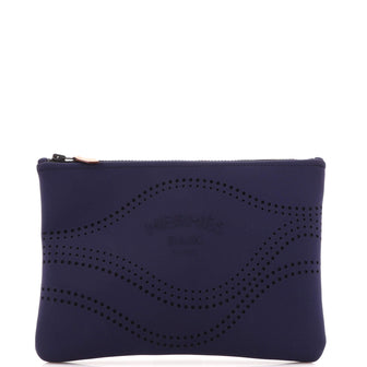Hermes Waves Neobain Case Perforated Neoprene Medium