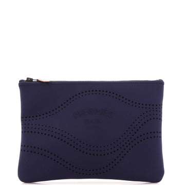 Hermes Waves Neobain Case Perforated Neoprene Medium