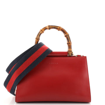 Gucci Nymphaea Top Handle Bag Leather Mini