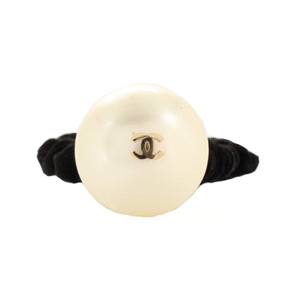 Pearl Hair Tie Grosgrain