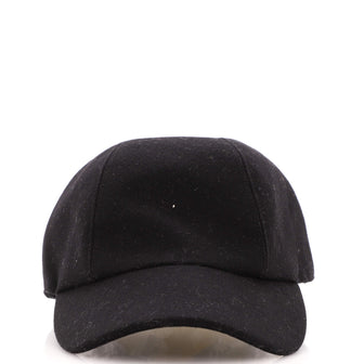 Hermes Logo Baseball Cap Cashmere