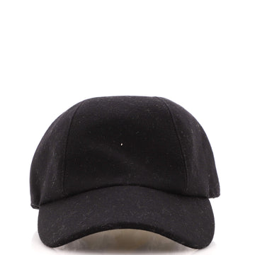 Hermes Logo Baseball Cap Cashmere