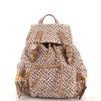 Burberry Rucksack Backpack TB Monogram Nylon Small