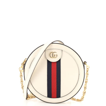 Gucci Ophidia Round Shoulder Bag Leather Mini