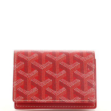 Goyard Business Card Case Coated Canvas