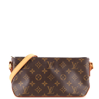Louis Vuitton Trotteur Handbag Monogram Canvas