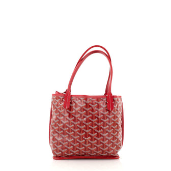 Goyard Reversible Mini Anjou w/Pouch - Red Totes, Handbags - GOY26604