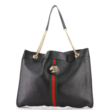 Gucci Rajah Chain Tote Leather Large