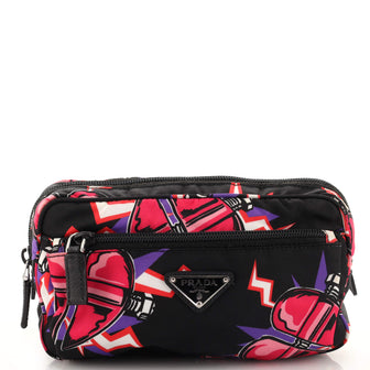 Prada Frankenstein Belt Bag Printed Tessuto