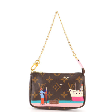 Louis Vuitton Pochette Accessoires Limited Edition Monogram Canvas Mini