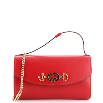 Gucci Zumi Shoulder Bag Leather Small