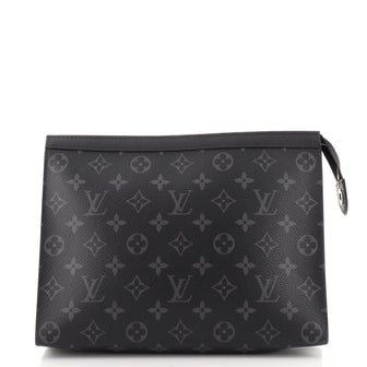Louis Vuitton Pochette Voyage Monogram Eclipse Canvas MM