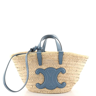 Celine Triomphe Basket Shoulder Bag Teen