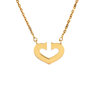 Cartier C Heart de Cartier Pendant Necklace 18K Yellow Gold