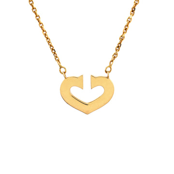 Cartier C Heart de Cartier Pendant Necklace 18K Yellow Gold
