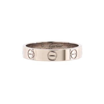 Cartier Love Wedding Band Ring 18K White Gold