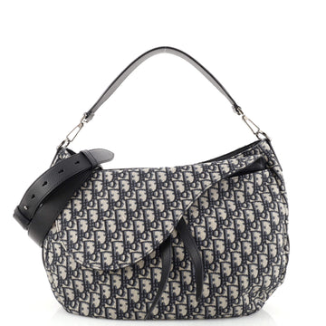 Christian Dior Saddle Soft Bag Oblique Canvas