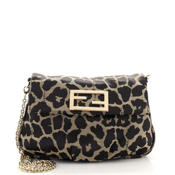 Fendi Fendista Pochette Crossbody Printed Canvas