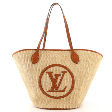 Louis Vuitton Saint Jacques NM Handbag Raffia and Leather