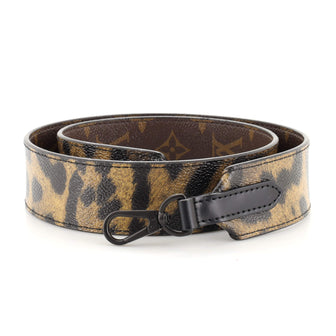 Louis Vuitton Bandouliere Monogram Canvas and Wild Animal Print Canvas