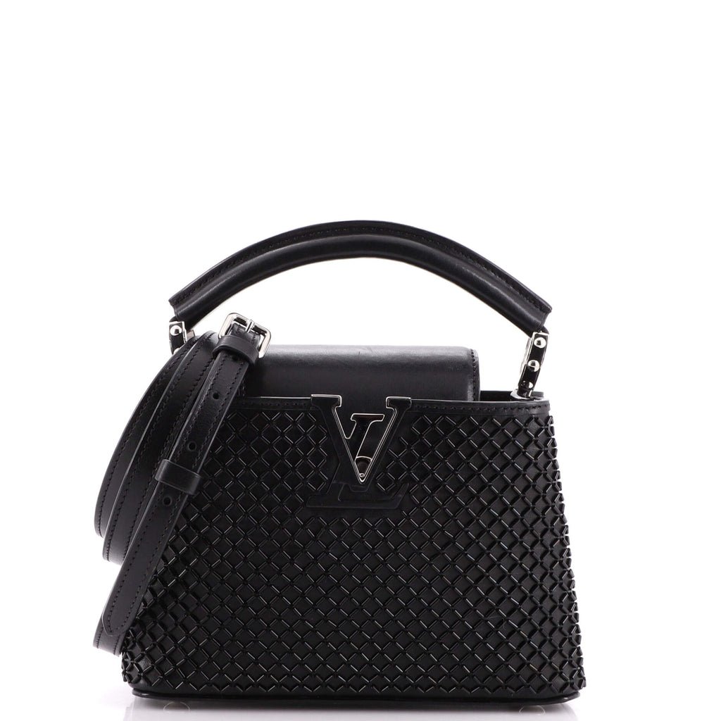 Louis Vuitton Capucines White Leather Handbag (Pre-Owned)