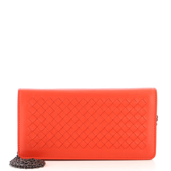 Bottega Veneta Wallet on Chain Intrecciato Nappa