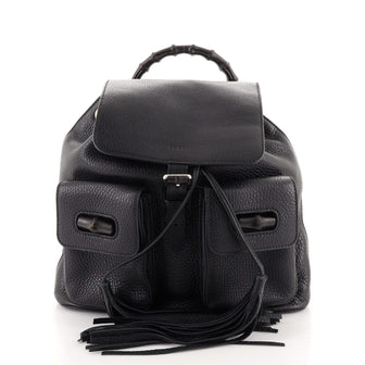 Gucci Bamboo Tassel Backpack Leather Medium