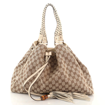 Gucci Peggy Tote GG Canvas Large