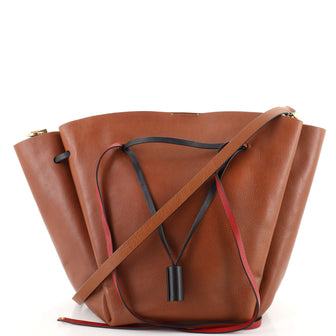 Valentino Garavani VLogo Bucket Bag Leather Large