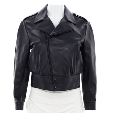 Saint Laurent Women's Short Biker Jacket Leather