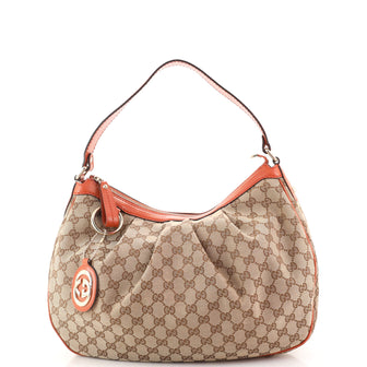 Gucci Sukey Hobo GG Canvas Medium