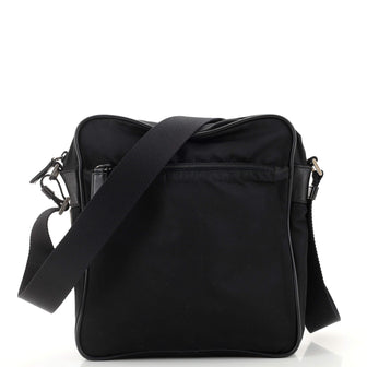Prada Zip Messenger Bag Tessuto Small