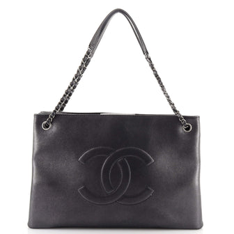 Chanel Black & Brown Nylon Travel Line Shoulder Bag Small