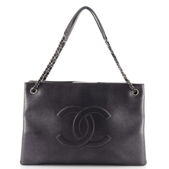 Chanel Accordion Timeless Tote Iridescent Calfskin East West