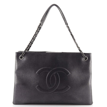 Chanel Accordion Timeless Tote Iridescent Calfskin East West