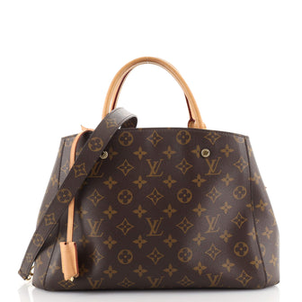 Louis Vuitton Montaigne Handbag Monogram Canvas MM
