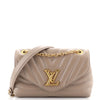 Louis Vuitton New Wave Chain Bag NM Quilted Leather MM Black 2258951