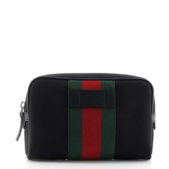 Gucci Slim Web Belt Bag (Outlet) Canvas