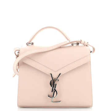Saint Laurent Cassandra Top Handle Bag Leather Mini