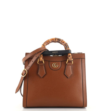 Gucci Diana NM Bamboo Handle Tote Leather Small
