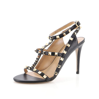 Valentino Garavani Women's Rockstud Heeled Sandals Leather