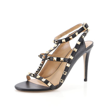 Valentino Garavani Women's Rockstud Heeled Sandals Leather