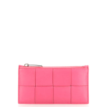 Bottega Veneta Zipped Card Holder Maxi Intrecciato Leather Long
